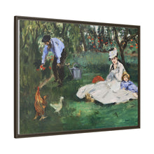 La familia Monet en su jardín de Argenteuil (1874) de Édouard Manet 