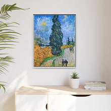 Vincent van Gogh's Road with Cypress and Star (1890) - NOMADEN ART GALLERY