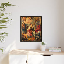 The martyrdom of Saint Apollonia. Oil painting after Jacob Jordaens.