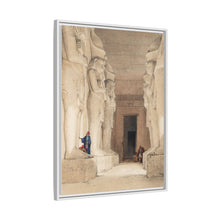 Excavated Temple of Gyrshe (Gerf Hussein) Nubia illustration by David Roberts (1796–1864)