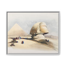 The Great Sphinx Pyramids of Gezeeh illustration bby David Roberts (1796–1864) - NOMADEN ART GALLERY