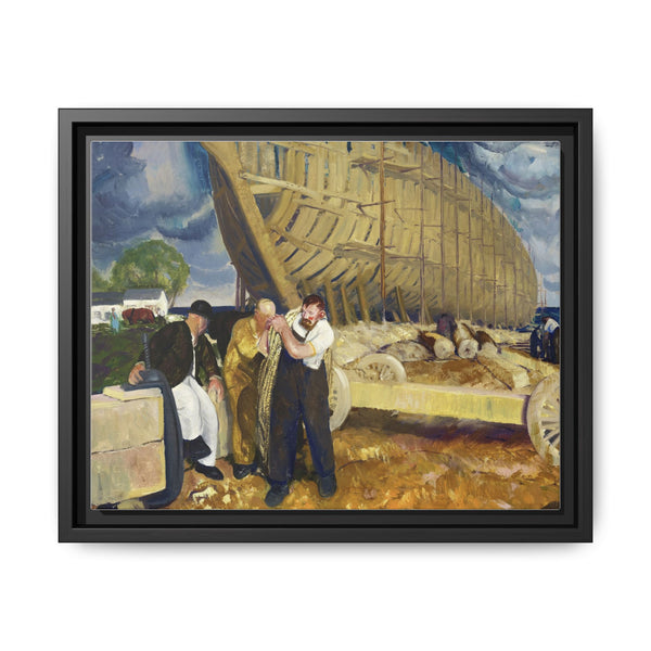 Builders of Ships (1916) by George Wesley Bellows - NOMADEN ART GALLERY