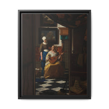 The Love Letter (ca. 1669 –1670) by Johannes Vermeer - NOMADEN ART GALLERY