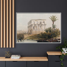The hypaethral temple at Philae called the Bed of Pharaoh illustration by David Roberts (1796–1864)