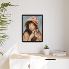 Mädchen mit rosa Haube (Jeune fille au chapeau rose) (1894) von Pierre-Auguste Renoir