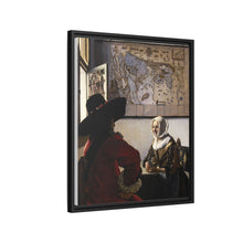Johannes Vermeer’s Officer and Laughing Girl (ca. 1657)