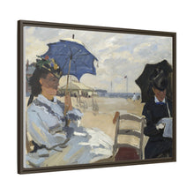 Claude Monet's The Beach at Trouville (1870) - NOMADEN ART GALLERY