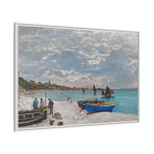 The Beach at Sainte-Adresse (1867) by Claude Monet - NOMADEN ART GALLERY