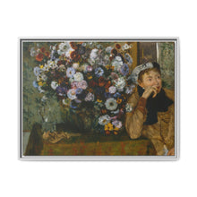 Edgar Degas's A Woman Seated beside a Vase of Flowers (Madame Paul Valpinçon?) - NOMADEN ART GALLERY