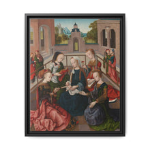 The Virgin and Child with Four Holy Virgins (c. 1495 - c. 1500) by Master of the Virgo inter Virgines - NOMADEN ART GALLERY