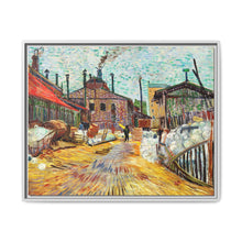 The Factory (1887) by Vincent Van Gogh. Original from the Barnes Foundation. - NOMADEN ART GALLERY