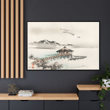 Cottage by the sea by Kōno Bairei (1844-1895)