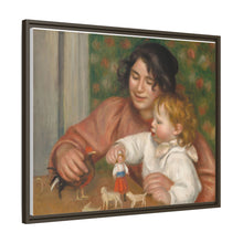 El niño con juguetes de Pierre-Auguste Renoir, Gabrielle y el hijo del artista, Jean (1895-1896) 