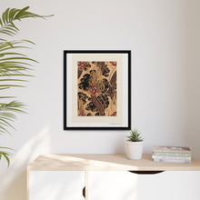 Flower pattern Art Deco stencil print in oriental style. Original from our own 1914 edition of Samarkande