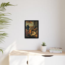 Saint Francis Xavier preaching and healing. Oil painting after Peter Paul Rubens.