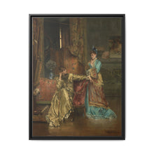 The Visit (c. 1870) by Alfred Stevens: A Glimpse into 19th-Century Elegance - NOMADEN ART GALLERY