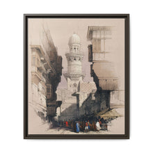 Cairo Street Scene: Vintage Egyptian Wall Art by David Roberts - Art Print Framed - NOMADEN ART GALLERY