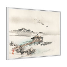 Cottage by the sea by Kōno Bairei (1844-1895)