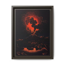 Eruption of Mount Etna at night; people in a boat in the foreground. Aquatint by F. Weber after A. d'Anna, ca. 1820 - NOMADEN ART GALLERY