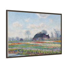Claude Monet's Tulip Fields at Sassenheim (1886). Original from the Sterling and Francine Clark Art Institute. - NOMADEN ART GALLERY