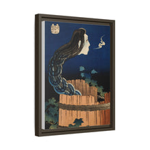 The Plate Mansion by Katsushika Hokusai (1760-1849), a traditional Japanese Ukyio-e style illustration of traditional Japanese folklore ghost, Okiku - NOMADEN ART GALLERY