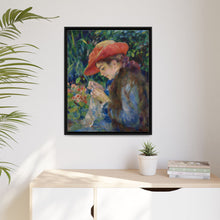 Marie-Thérèse Durand-Ruel cosiendo (1882) de Pierre Auguste Renoir 