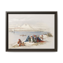 Pyramids of Gezeeh (Giza) from the Nile illustration by David Roberts (1796–1864) - NOMADEN ART GALLERY