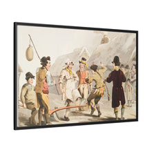 Illustration of the fool plough from The Costume of Yorkshire (1814) by George Walker