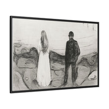 Two Human Beings. The Lonely Ones (1894) by Edvard Munch - NOMADEN ART GALLERY