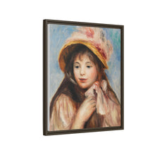 Mädchen mit rosa Haube (Jeune fille au chapeau rose) (1894) von Pierre-Auguste Renoir
