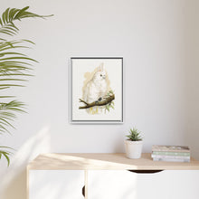 Goffin's Cockatoo (Cacatua goffiniana) colored wood-engraved plate by Alexander Francis Lydon.