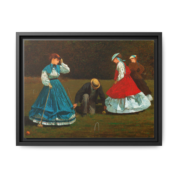Croquet Scene (1866) by Winslow Homer - NOMADEN ART GALLERY