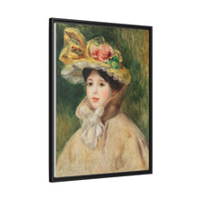 Mujer con Capeline (Femme à la capeline) (principios de la década de 1890) de Pierre-Auguste Renoir