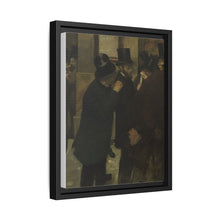 Portraits at the Stock Exchange (1878-1879) by Edgar Degas - NOMADEN ART GALLERY