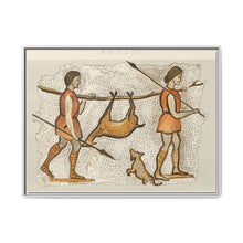 Hunter-Gatherer Mosaic: Vintage Encyclopaedia Art (1891) - NOMADEN ART GALLERY