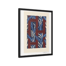 Estampado de pochoir con estampado de flores Art Nouveau en estilo oriental. Original de nuestra propia edición de 1914 de Samarkande.