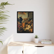Saint Francis Xavier preaching and healing. Oil painting after Peter Paul Rubens.