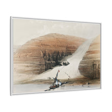 Excavated temples of Aboosimble (Abu Sunbul) Nubia illustration by David Roberts (1796–1864)