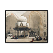 Mosque of Sultan Hassan Cairo illustration by David Roberts (1796–1864) - Framed Wall Art - NOMADEN ART GALLERY