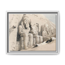 The Great Temple of Aboo Simble Nubia illustration by David Roberts (1796–1864) - NOMADEN ART GALLERY