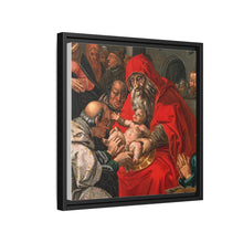 The circumcision of Christ. Oil painting after Hendrik Goltzius