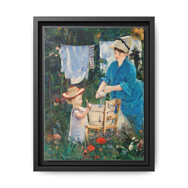 Laundry (Le Linge), (1875) by Édouard Manet - NOMADEN ART GALLERY