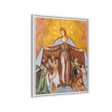 Fresco of Virgin-of-Mercy on the northern wall of the subsidiary church Saint Anna in Saager