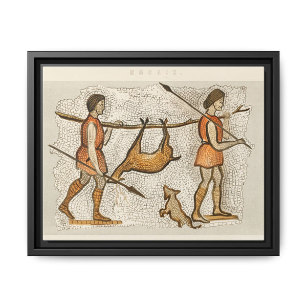 Hunter-Gatherer Mosaic: Vintage Encyclopaedia Art (1891) - NOMADEN ART GALLERY