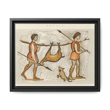 Hunter-Gatherer Mosaic: Vintage Encyclopaedia Art (1891) - NOMADEN ART GALLERY