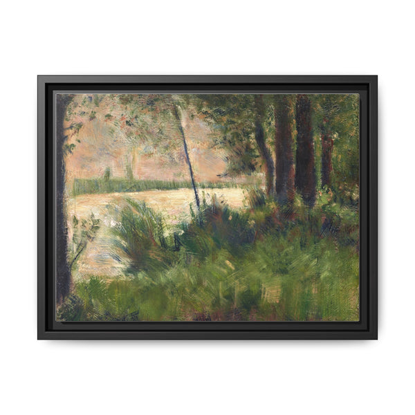 Georges Seurat's Grassy Riverbank (1881–1882) - NOMADEN ART GALLERY
