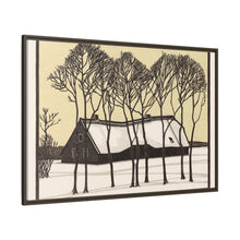 Farm in the snow (1918) by Julie de Graag