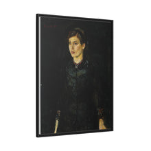 Inger in Black (1884) by Edvard Munch - NOMADEN ART GALLERY