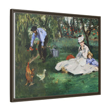 La familia Monet en su jardín de Argenteuil (1874) de Édouard Manet 