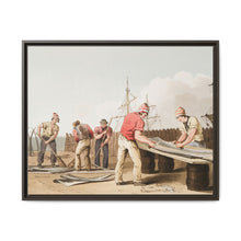 Illustration of whalebone scrapers from The Costume of Yorkshire (1814) by George Walker - NOMADEN ART GALLERY